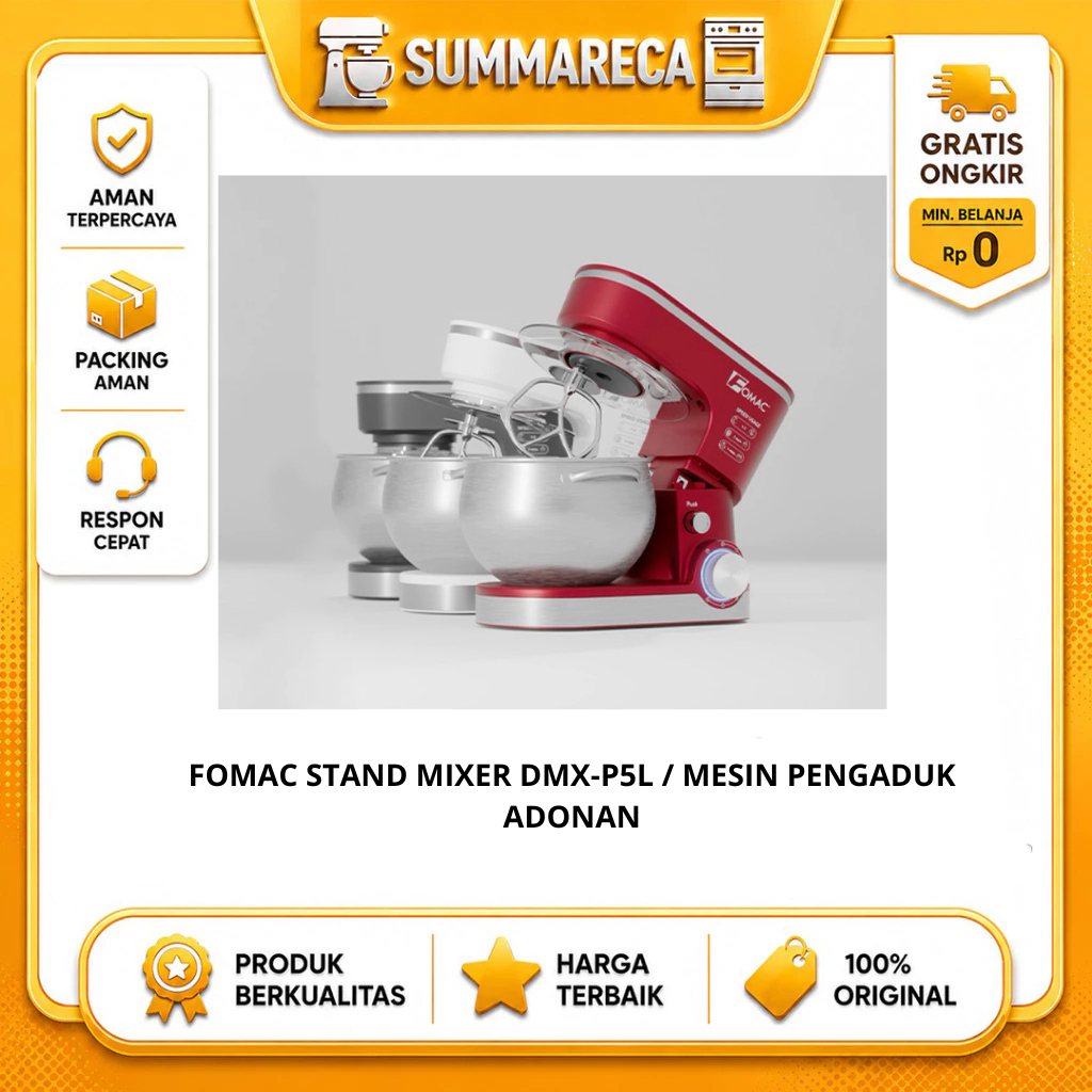 FOMAC Stand Mixer DMX-P5L / Mesin Pengaduk Adonan