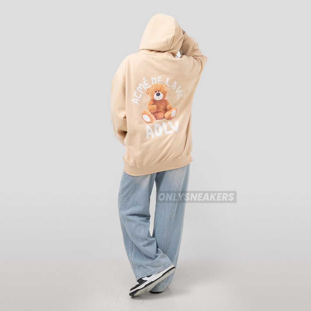 ADLV BEAR BROWN BEIGE HOODIE