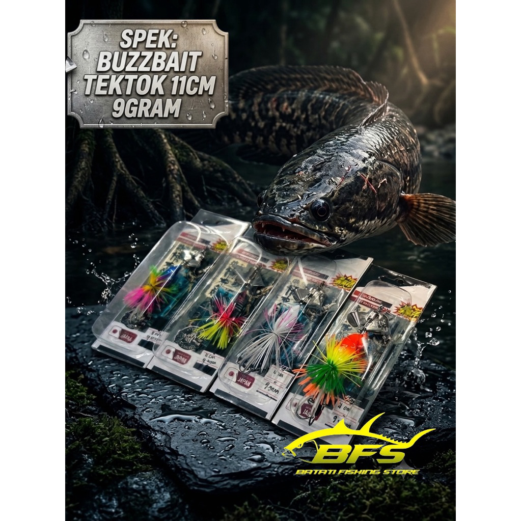 buzzbait anubis hard frog propeler tektok 11cm 9grm