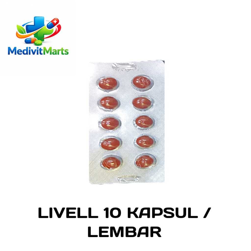 LIVELL 10 KAPSUL / LEMBAR - SUPLEMEN UNTUK MENJAGA KESEHATAN HATI