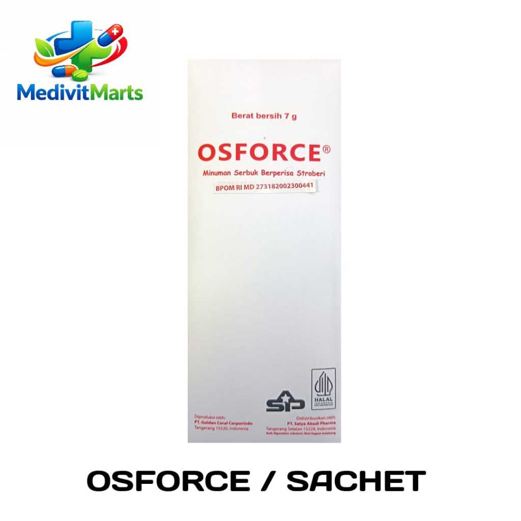 OSFORCE / SACHET - UNTUK MEMBANTU MEMELIHARA KESEHATAN TULANG