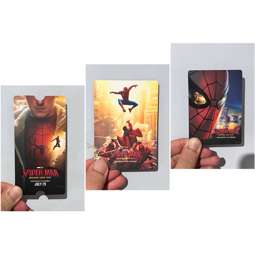 COLLECTIBLE TICKET CARD SPIDERMAN BRAND NEW DAY XXI CGV ORI