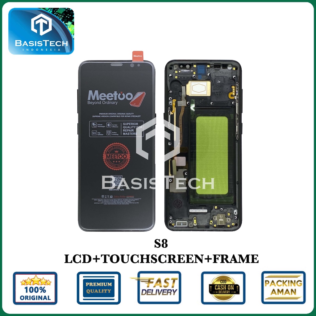 LCD FOR SAMSUNG S8 - G950 +FRAME - INCELL MEETOO