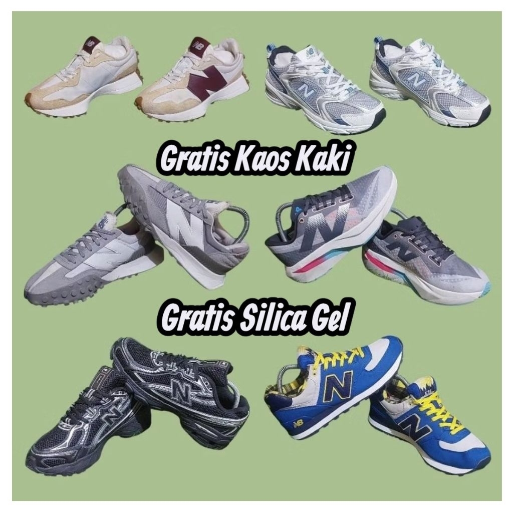 Sepatu Sneakers NB Pria/Wanita Size 35-44 Casual Running Preloved/Second