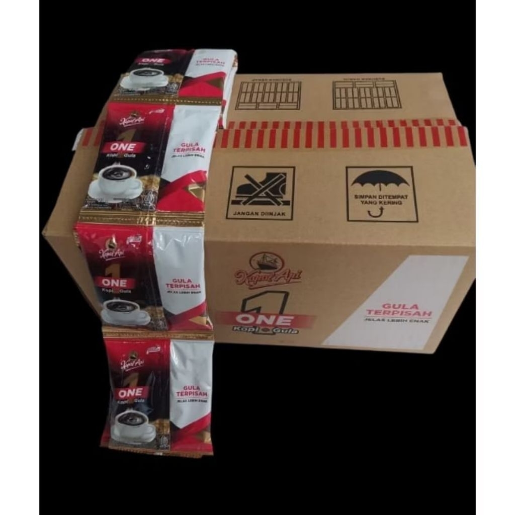 KOPI KAPAL API ONE KOPI GULA TERPISAH 120 SACHET TERMURAH