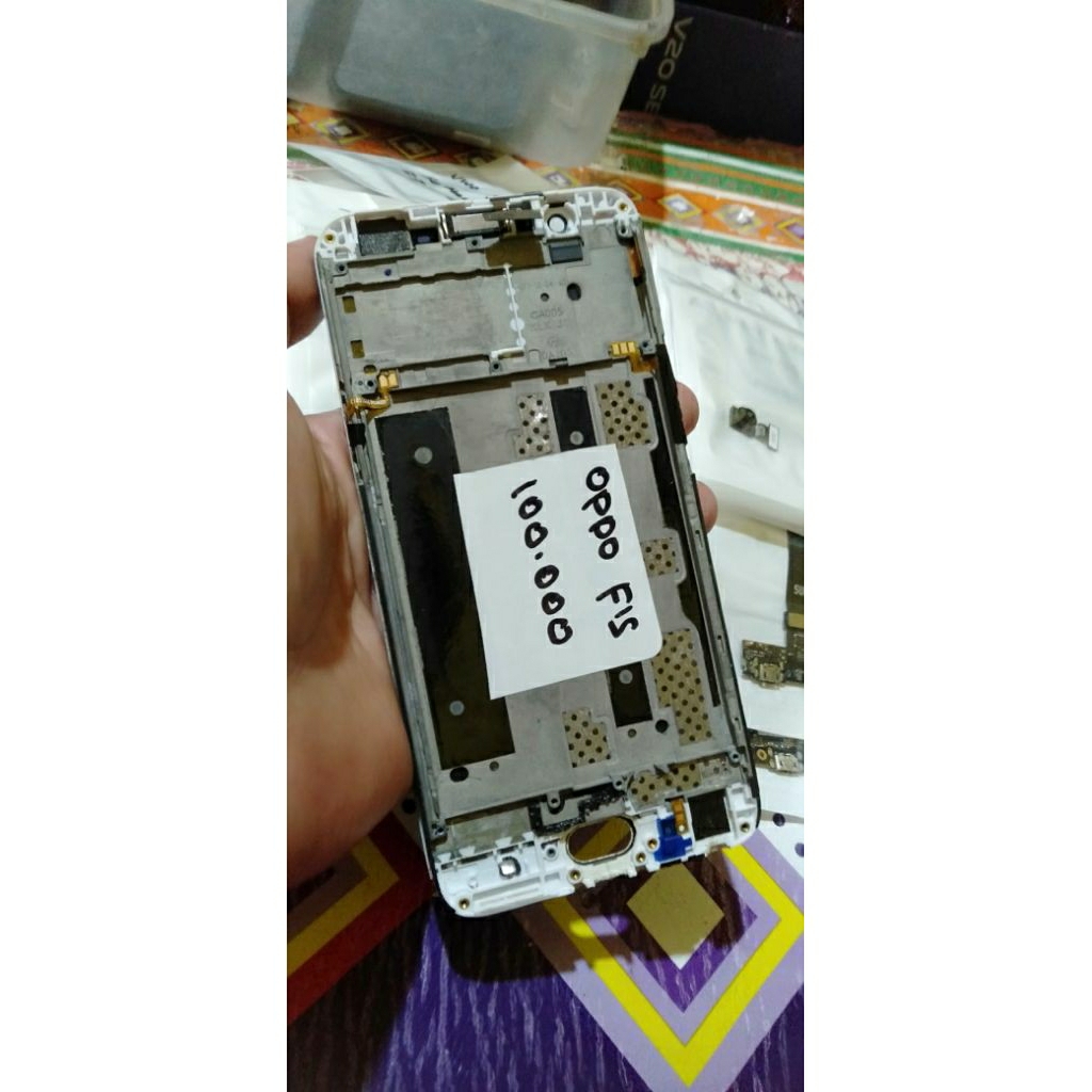lcd+frame Oppo f1s original cabutan