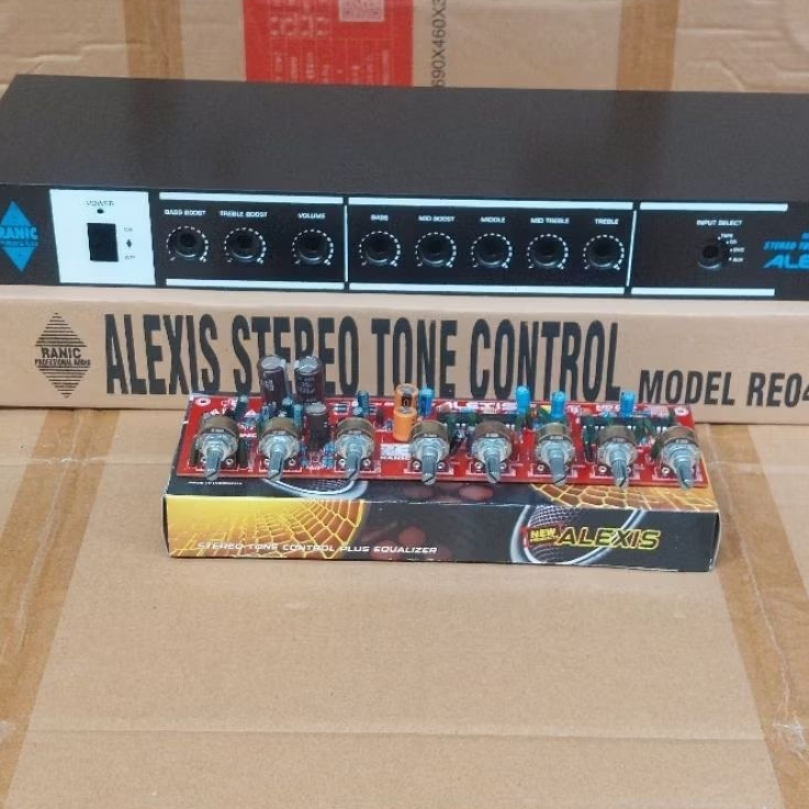 Kit Dan Box Tone Control Stereo Plus Equalizer Alexis 871