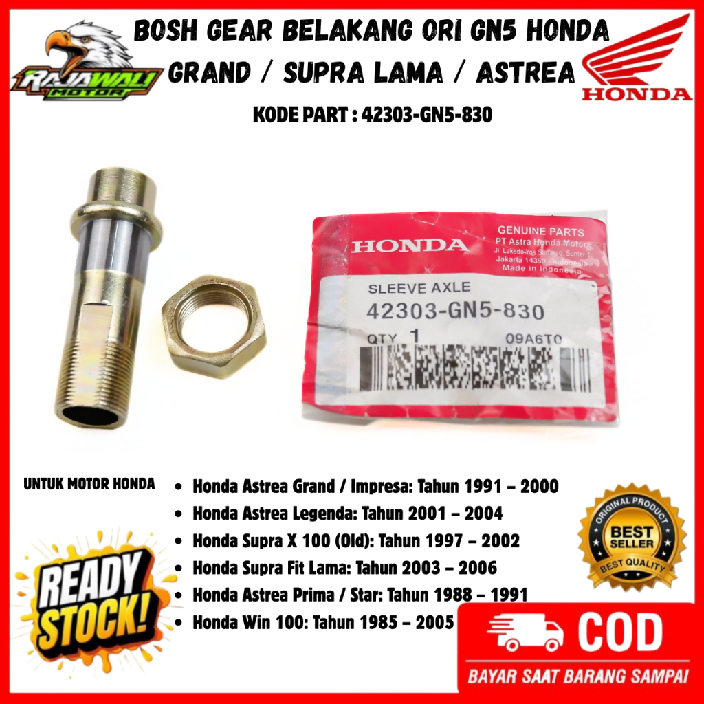 Bosh Gear Belakang Honda Grand / Supra / Astrea - 42303-GN5-830