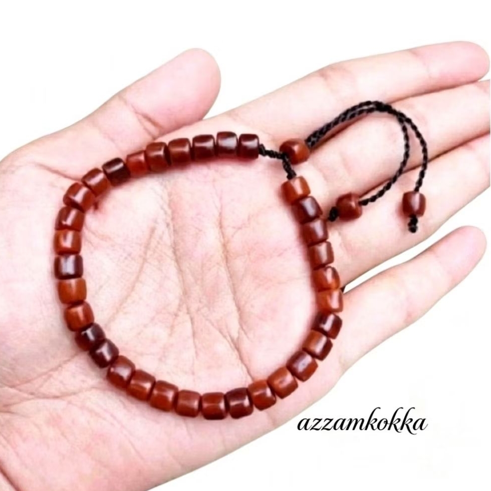 Gelang kaukah kokka kaokah koka asli original marjan 33 tnp kpl coklat