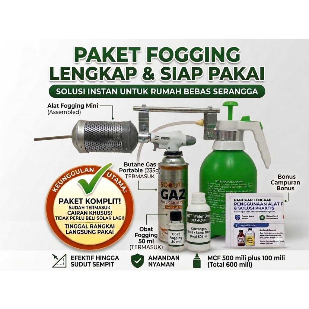 mesin poging pembasmi nyamuk handel paket komplit
