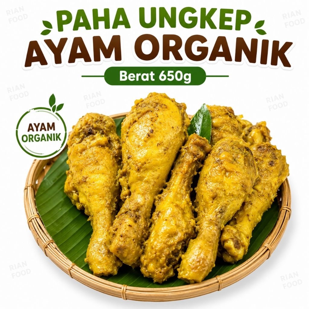 Paha Ungkep Ayam Organik Frozen Berkah Chicken Siap Saji Praktis Cocok Untuk Keluarga