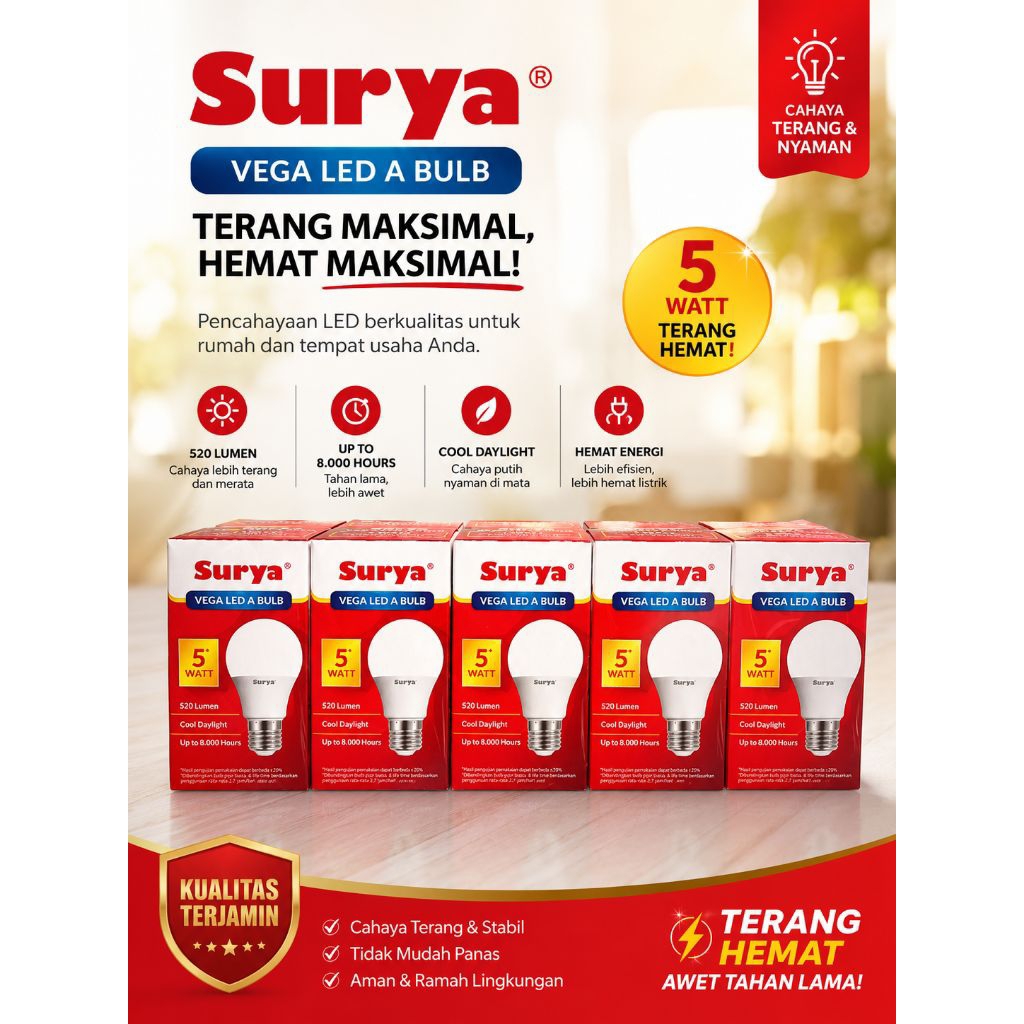 Lampu Led Surya Vega