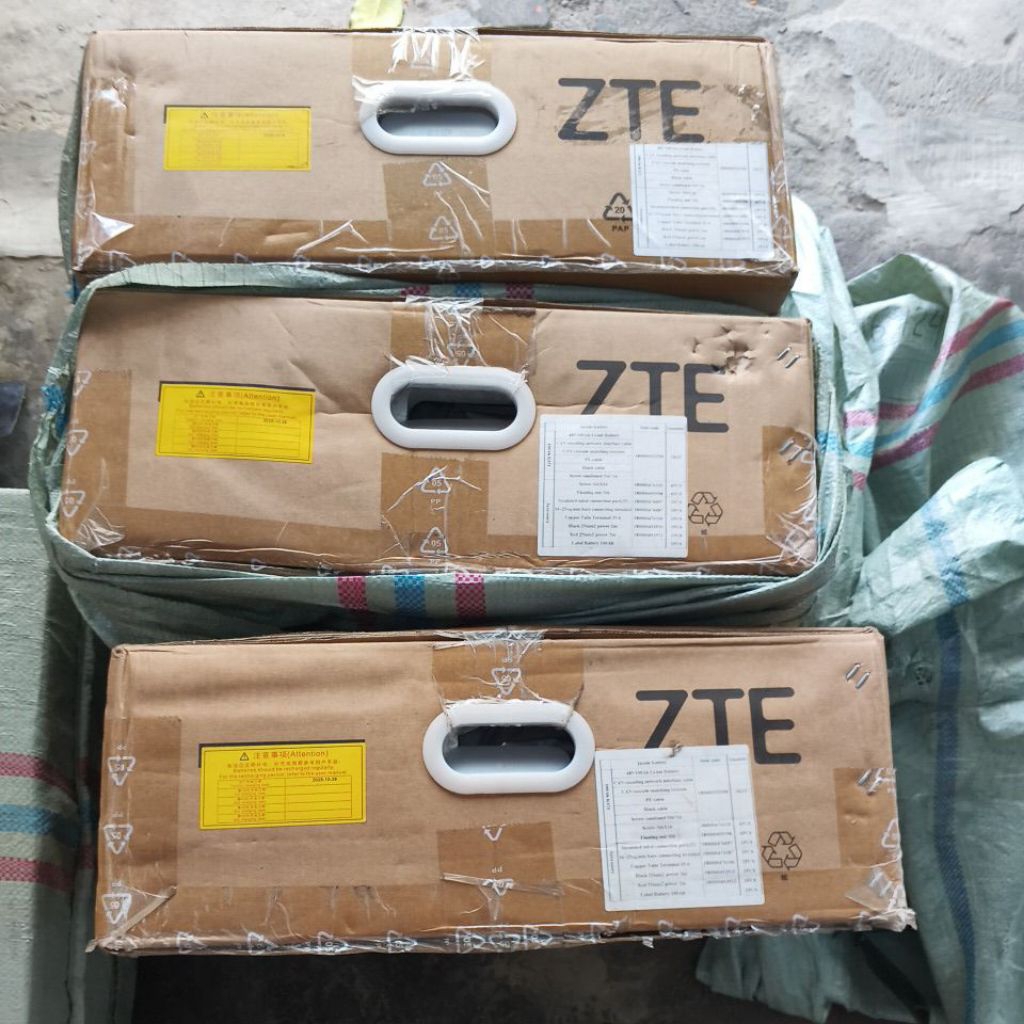 Zte 48v 100ah kardus segel perismatik