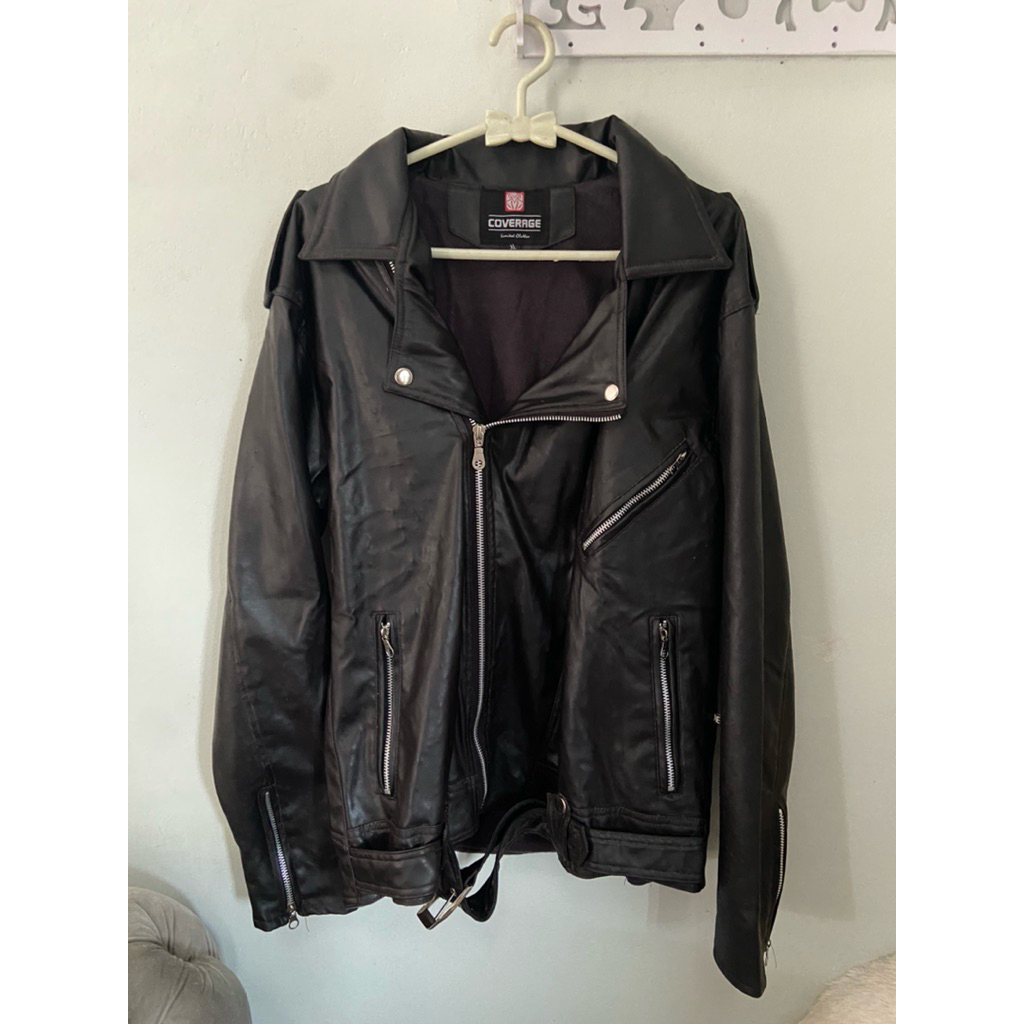 leather jacket preloved