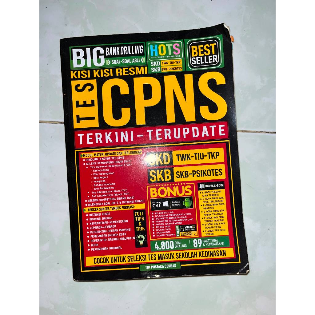 Preloved Buku CPNS Drilling HOTS 2019-2020