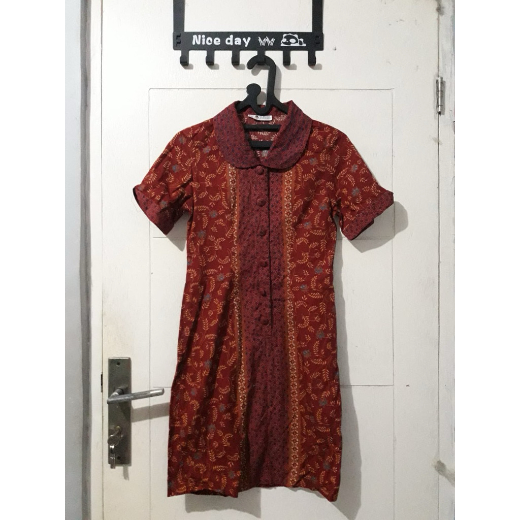 PRELOVED DRESS BATIK KERIS