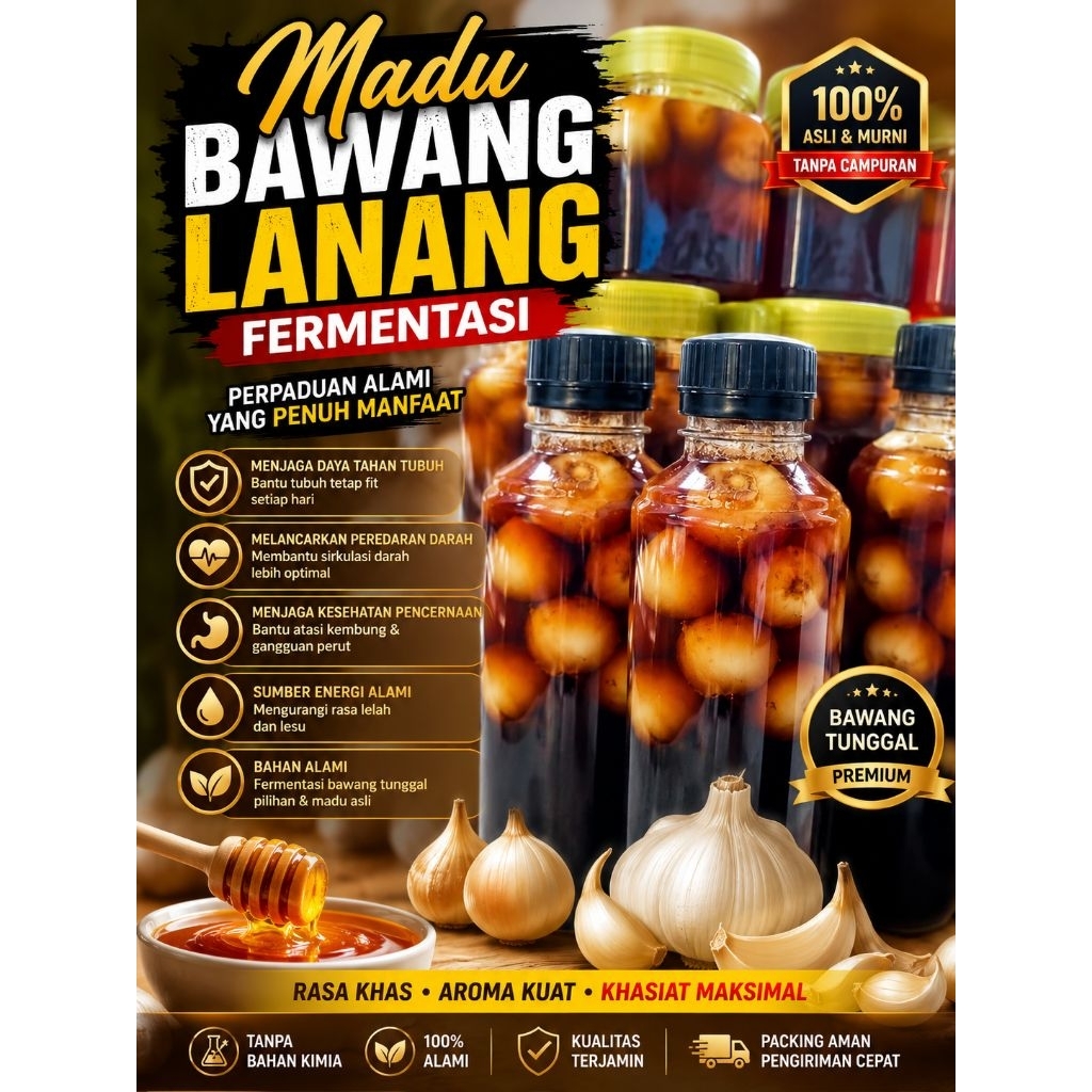 madu bawang lanang fermentasi
