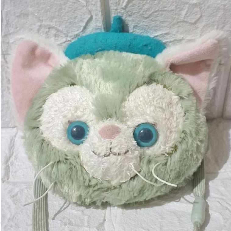 tas boneka kucing hijau gelatoni original brand disney tokyo disney sea tds gelatoni duffy stella lo