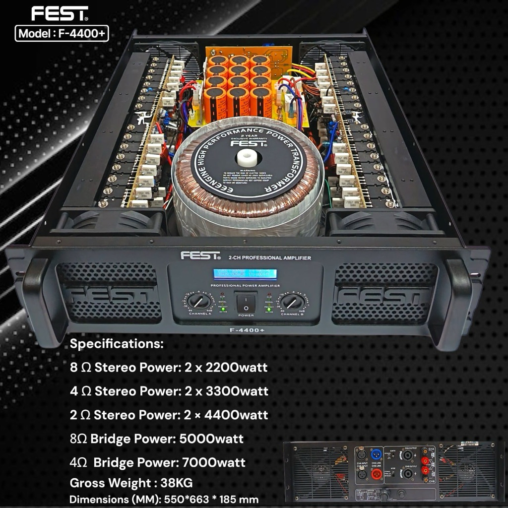 POWER FEST F4400+ CLASS GB ORIGINAL / Power fest F4400+ Class Gb original / Power Fest Gb f 4400+ Cl