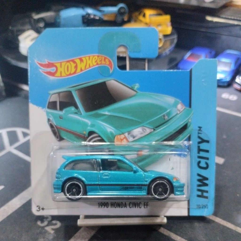 HOT WHEELS HONDA CIVIC EF TOSCA SHORT CARD (317