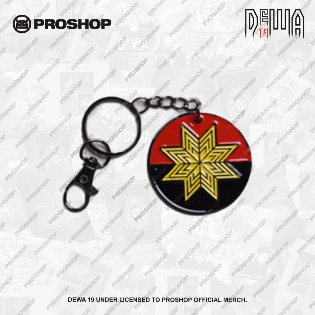 Proshop | Dewa 19 Keychain Enamel | Keychain Distro Dewa 19