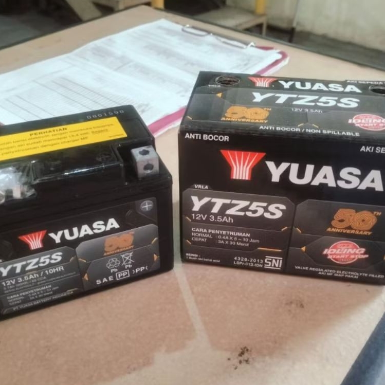 Aki motor YUASA untuk vario, beat series, vixion