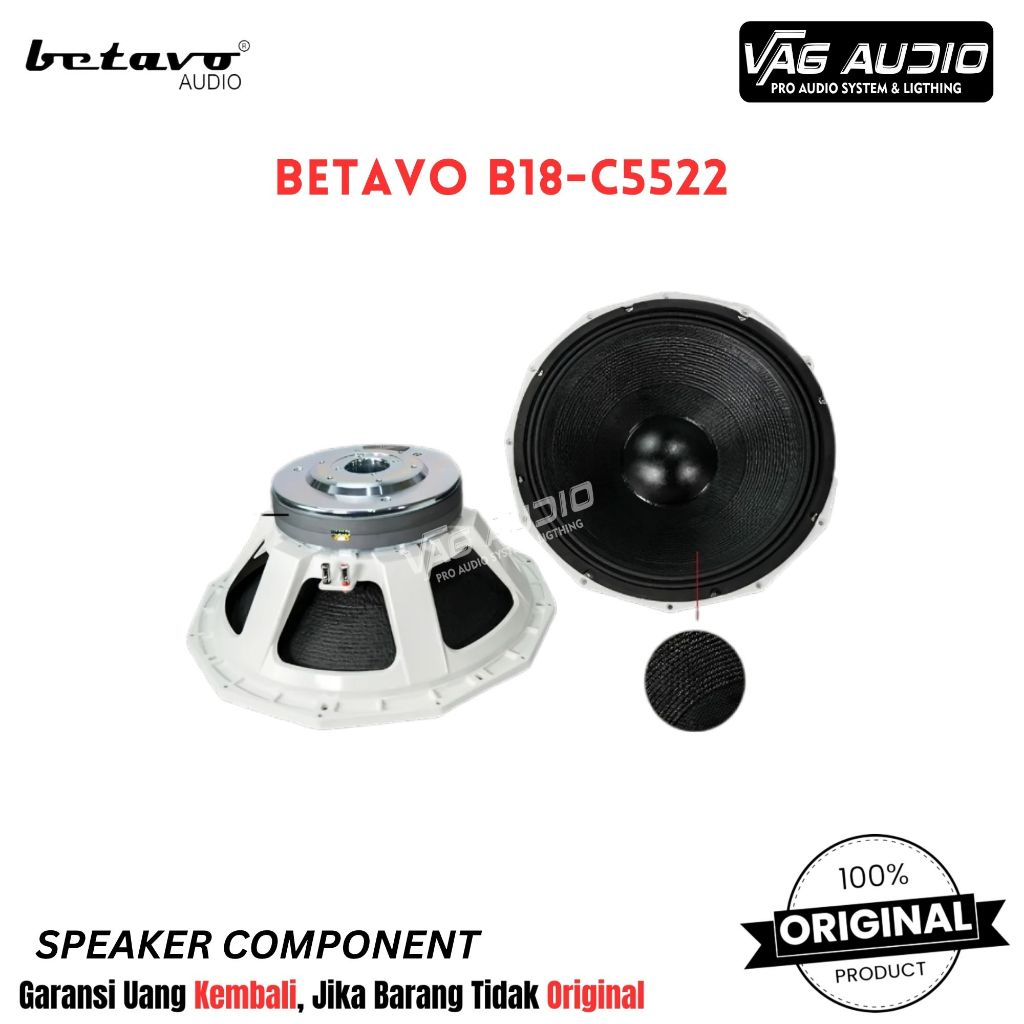 SPEAKER COMPONENT BETAVO B18C5522