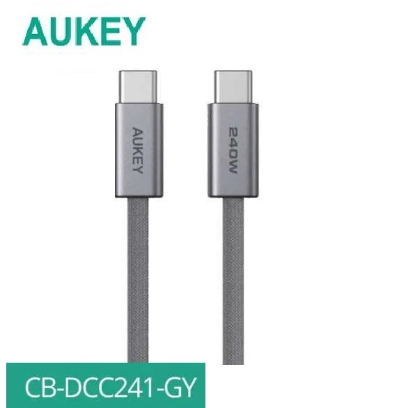 AUKEY Cable Braided Type C to Type C