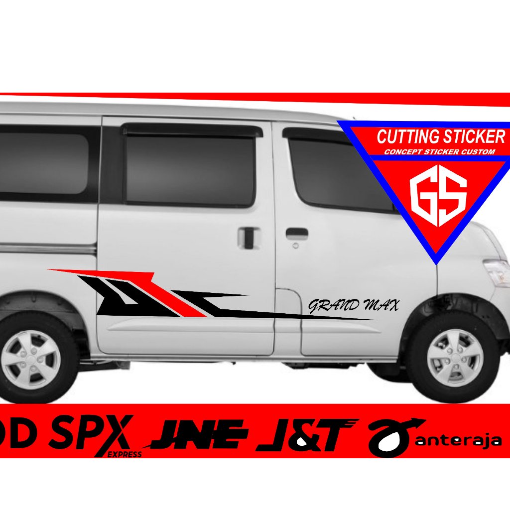 stiker mobil grand max stiker variasi body mobil grand max luxio