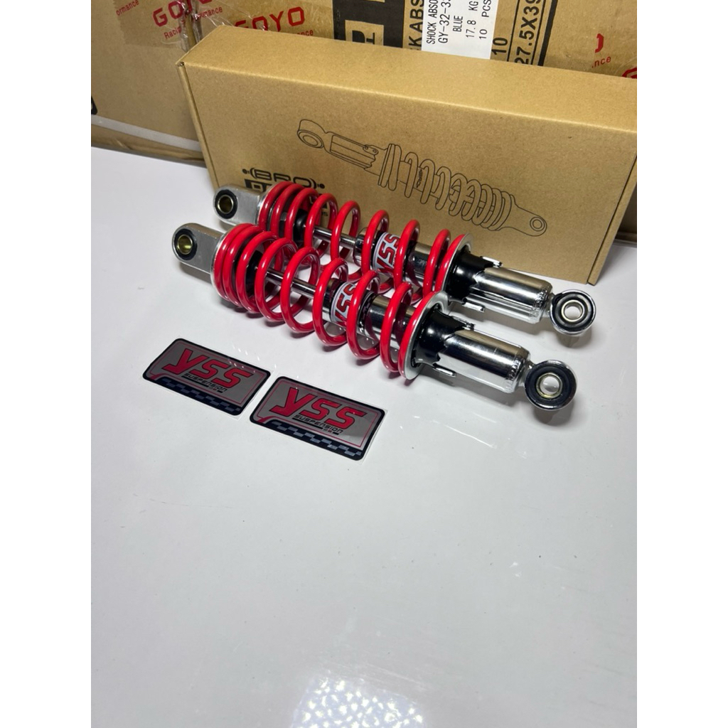 SHOCK BELAKANG NON TABUNG 280-340MM FREE STIKER YSS.340-SUPRA X 125,SUPRA LAMA, KHARISMA, REVO, REVO