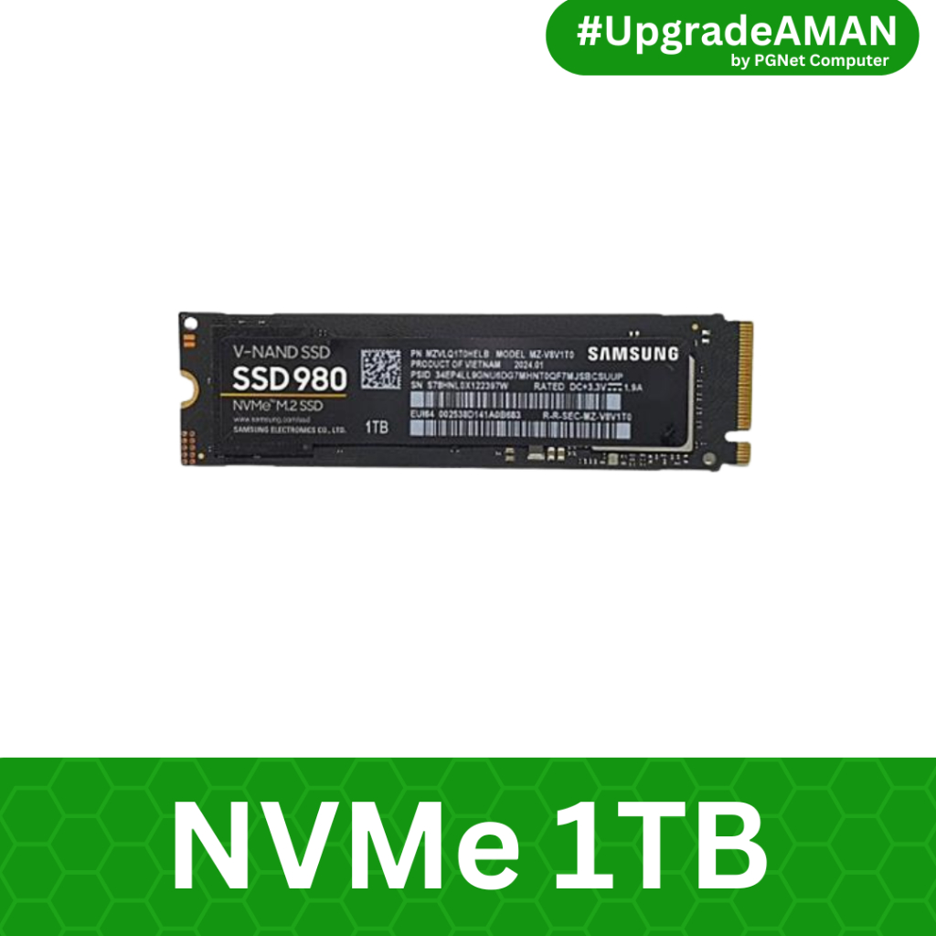 SSD NVMe Samsung 980 1TB | PCIe 3.0 M.2 M2 980 1 TB
