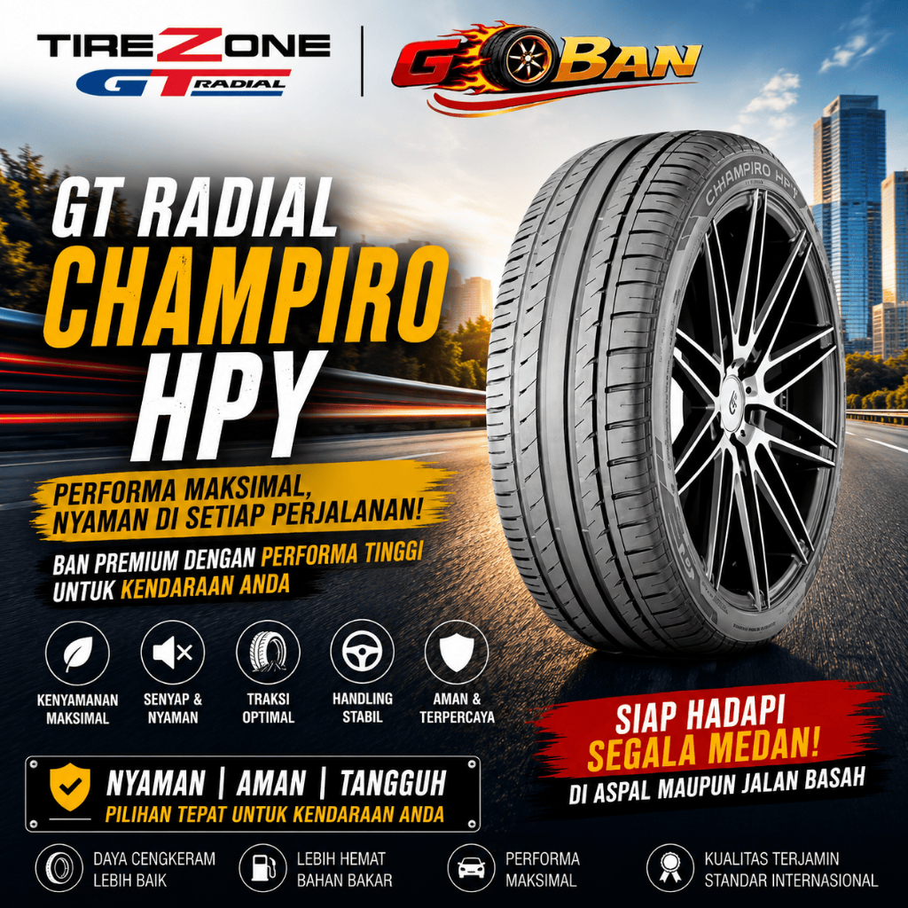 Ban Mobil GT Radial CHAMPIRO HPY 255/45 R20 EV*
