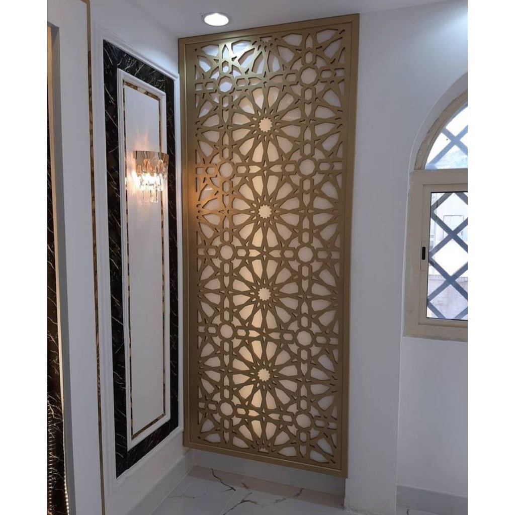 ornamen dinding masjid grc