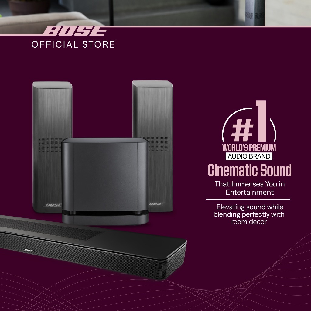 Bose Surround Speakers 700 Wireless Satellite Soundbar Speaker