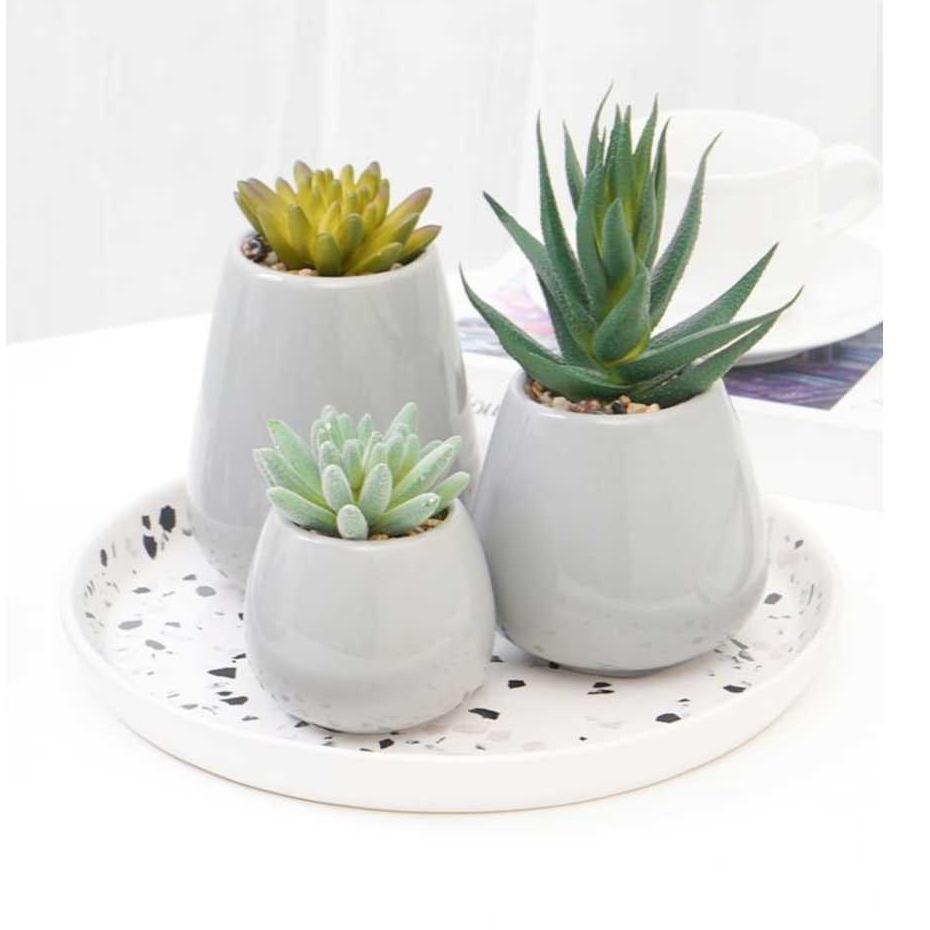 INFORMA POTTERY VAS 3 SET//TANAMAN HIAS//HIASAN DIMEJA//VAS TANAMAN HIAS