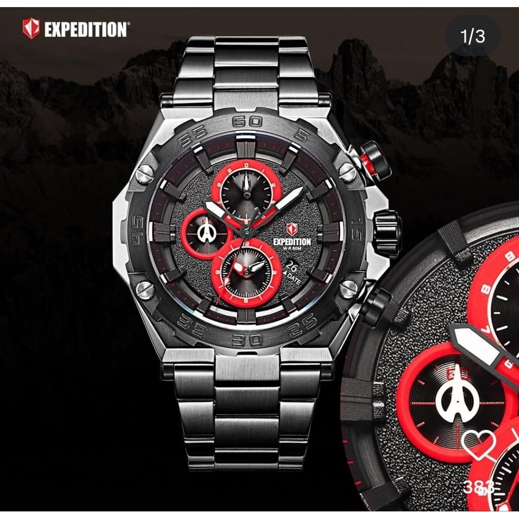 JAM TANGAN PRIA EXPEDITION E6797 E 6797 ORIGINAL GARANSI RESMI