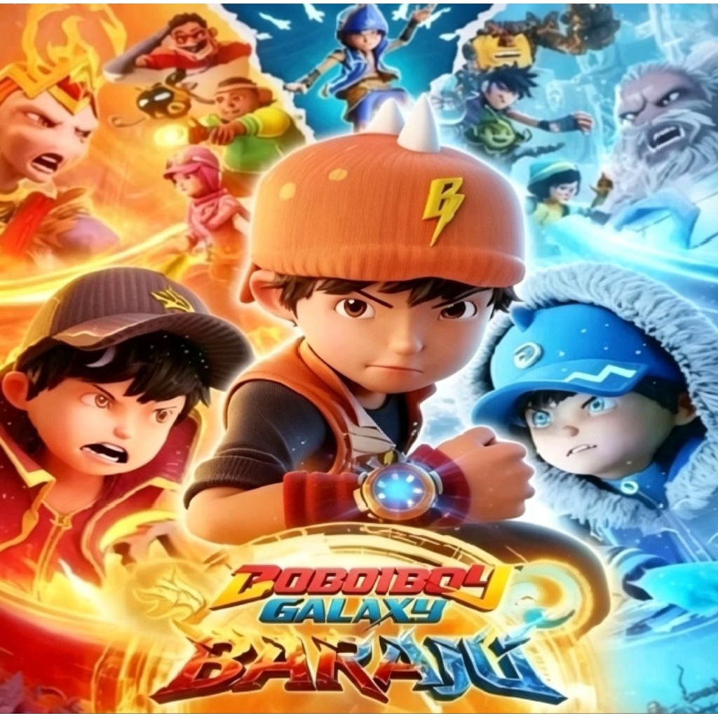 mainan kartu Boiboiboy Boboiboy tranding card kwartet