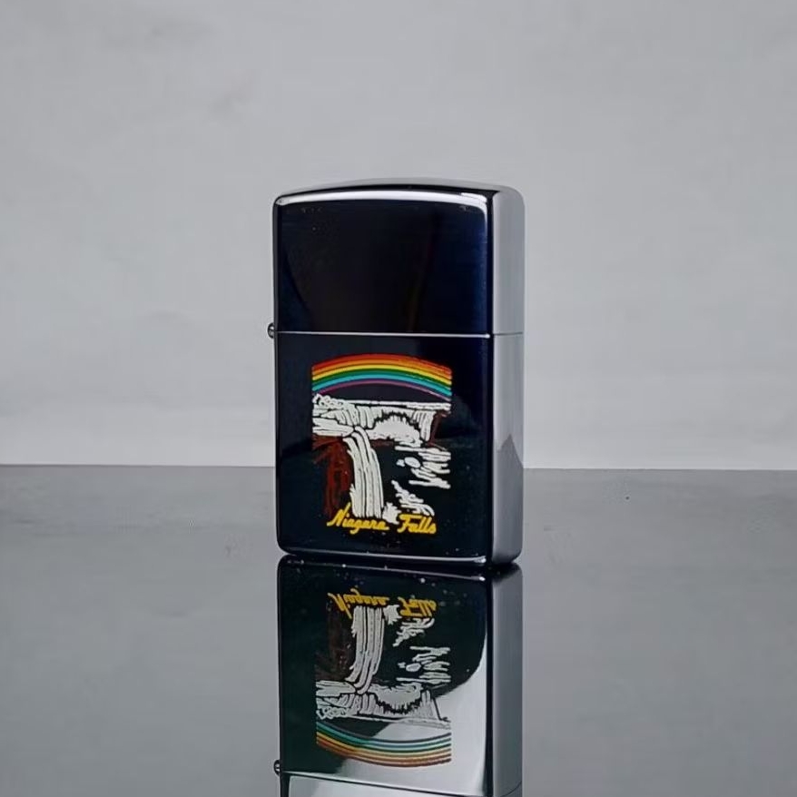 ZIPPO NIAGARA FALLS, CANADA NIAGARA FALLS ONTARIO RARE COLLECTION FULL COLORS TAHUN 1992
