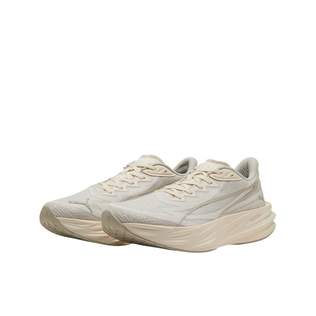 Sepatu Running Pria Puma deviate pure nitro men's running shoes - alpine snow/warm white PMA313904-0