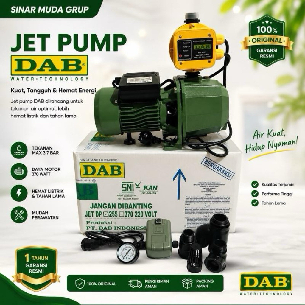 Pompa Air Jet Pump DAB 255 | Pompa Air Jet Pump DAB Indonesia