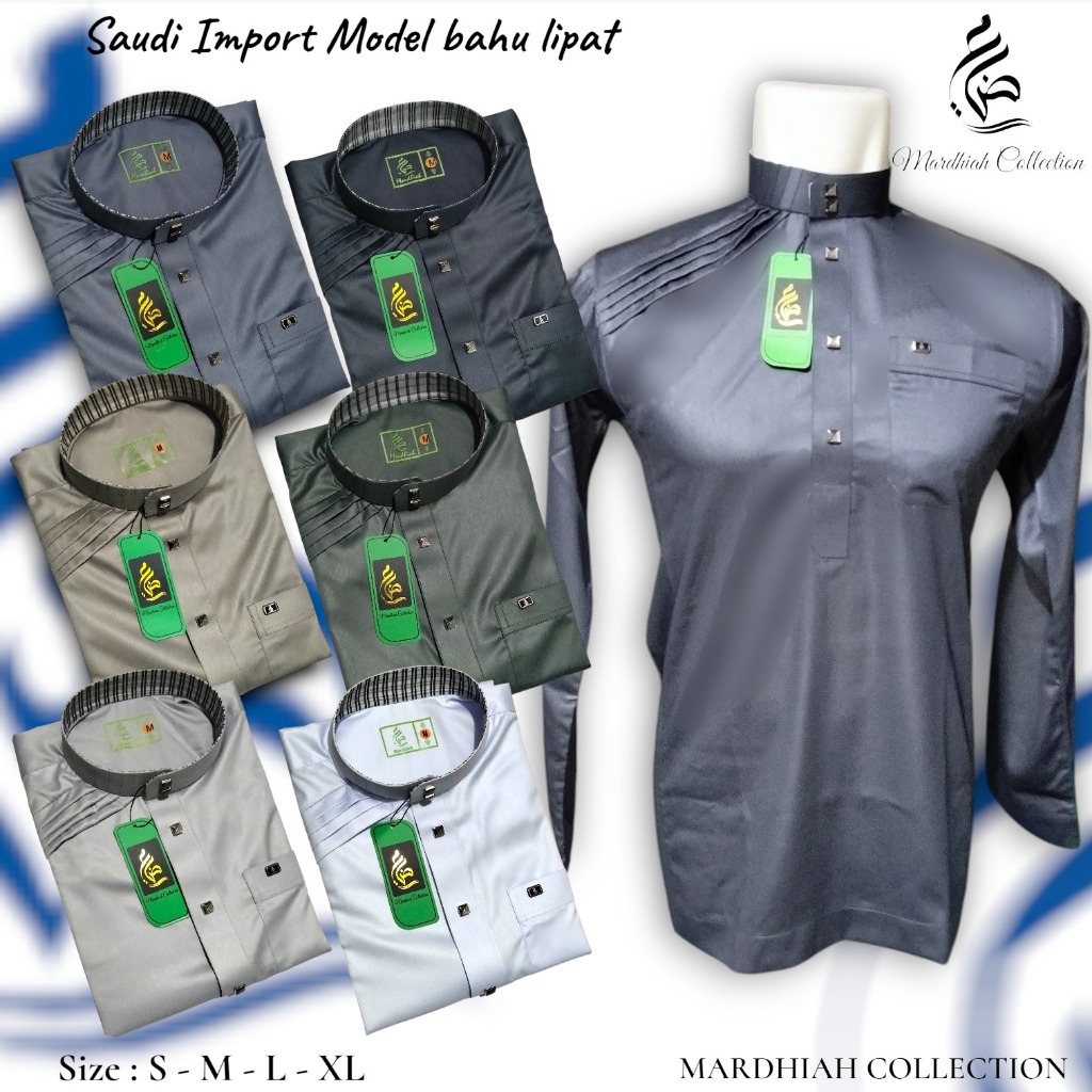 Koko Mardhiah Terbaru Saudi Import Model Semi Gamis Snap Bahu Less Premium