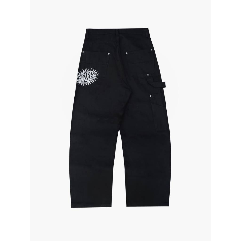 PETALS BAGGY RAW DENIM DOUBLE KNEE PANT