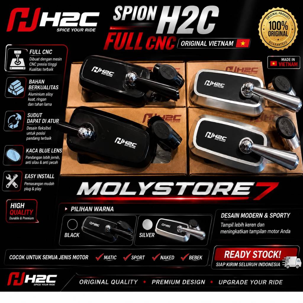 SPION S2R H2C  PNP UNIVERSAL 1 PASANG KANAN KIRI ORI S2R SEMUA MOTOR PNP MATIC BEBEK