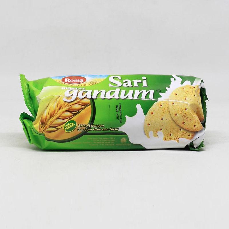 roma sari gandum / biskuit gandum roma / biscuit gandum / roma sari gandum roll 19gr / roma sari gan