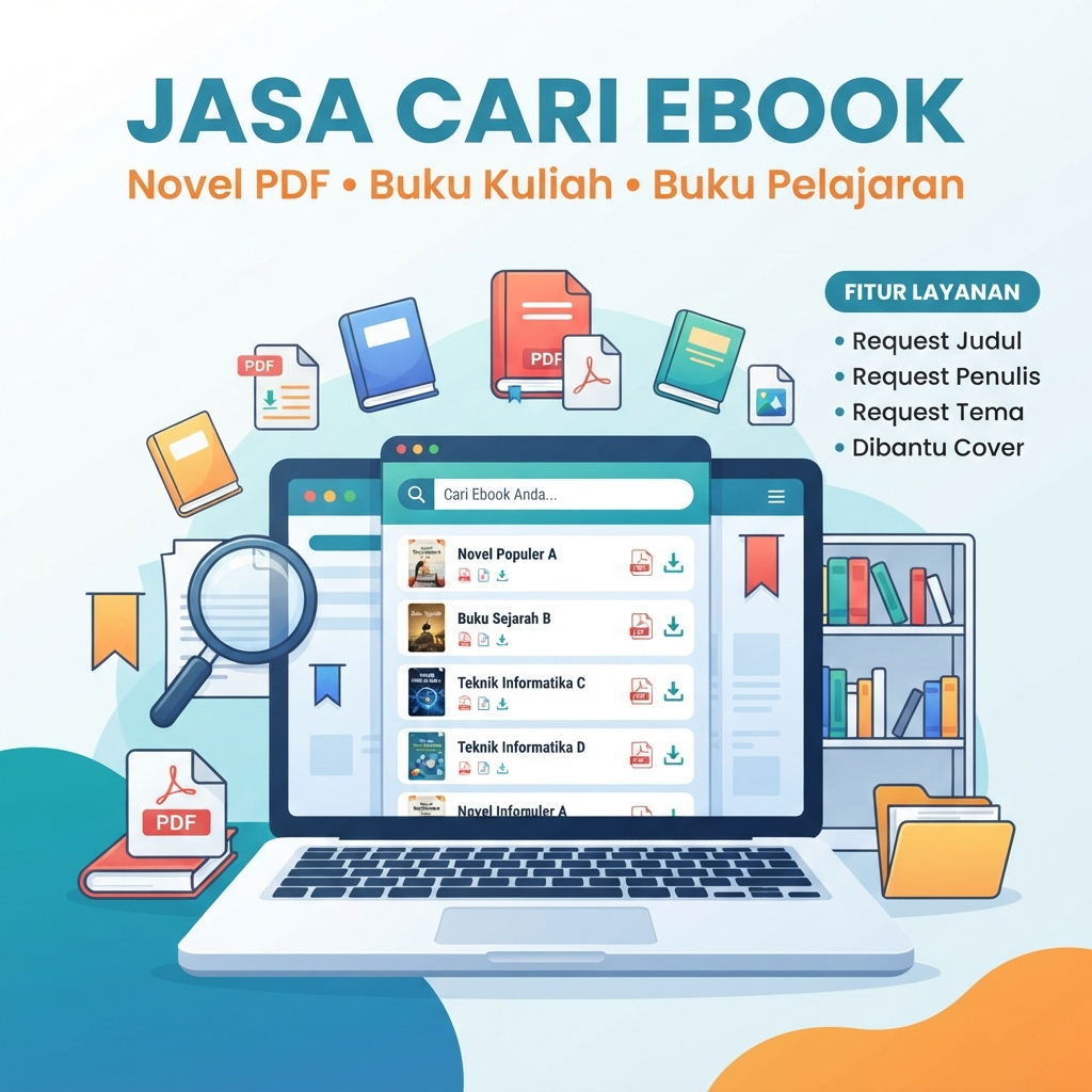 Jasa Cari Buku PDF Sesuai Permintaan | Novel, Buku Kuliah, Referensi