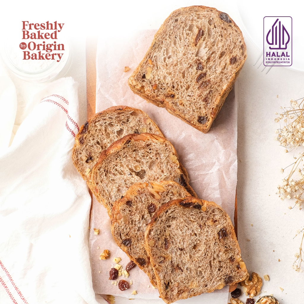Walnut Raisin Premium Bread| Vegan Bread