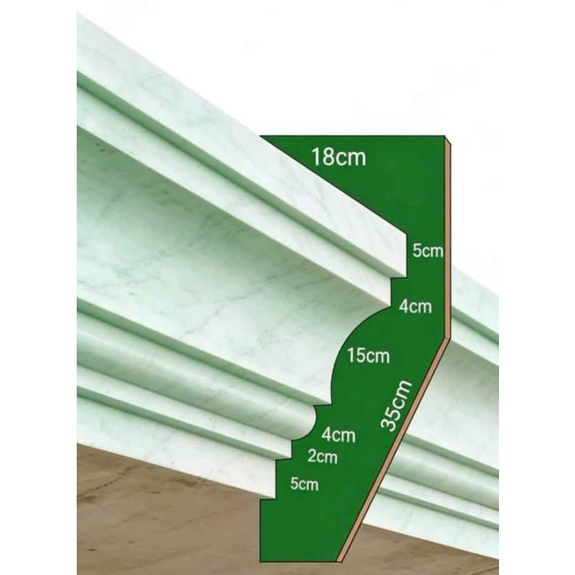 Lis beton minimalis/Ornamen lis beton/Profil lis beton rumah/Profil beton klasik/Profil beton minima