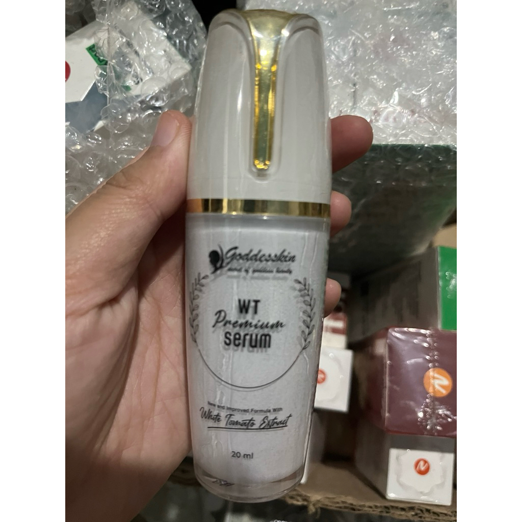 [New] Goddesskin White Tomato Serum | HnH Serum Dark Spot With Vitamin C 10ml | Preloved Rahasia Bea