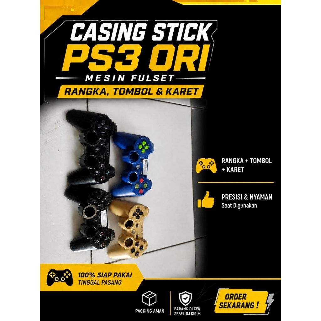 casing stick ori mesin second  lengkap rangka , tombol dan karet