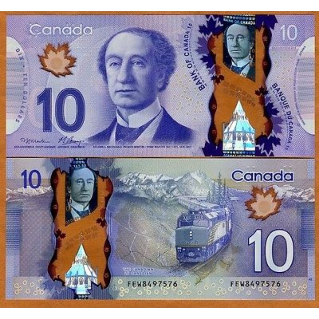 UKA Canada 10 Dollars 2013 New Polymer Design